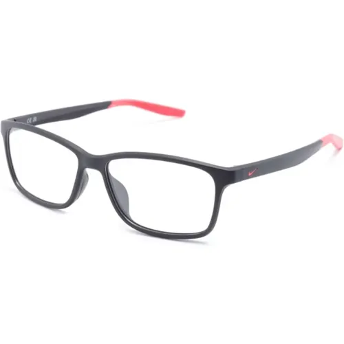 Klassische Optische Brille für den Alltag , unisex, Größe: 55 MM - Nike - Modalova