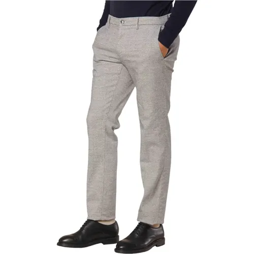 Herren Chino Hose mit Glencheck-Muster , Herren, Größe: XL - Mason's - Modalova