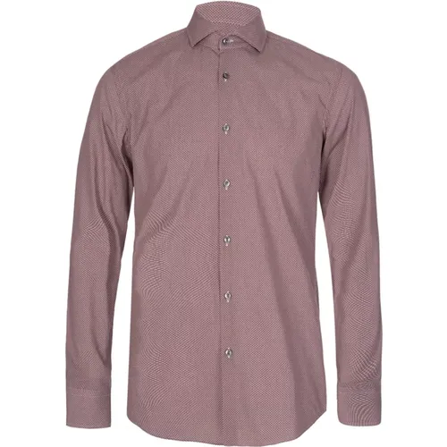 Jason Checkered Shirt , male, Sizes: M, L - Boss - Modalova