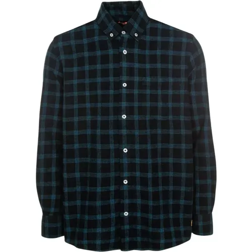 Komfort Flanellhemd Kariert Button-down , Herren, Größe: 2XL - Armor-Lux - Modalova