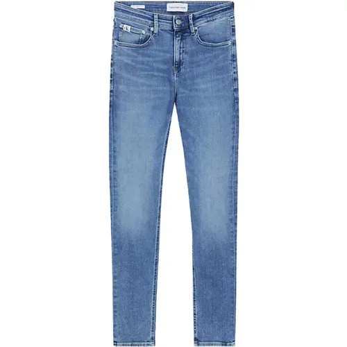 Blaue Denim Jeans Trendy Stil , Herren, Größe: W33 - Calvin Klein - Modalova