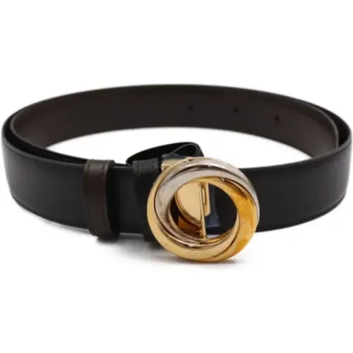 Pre-owned Leather belts , female, Sizes: ONE SIZE - Cartier Vintage - Modalova