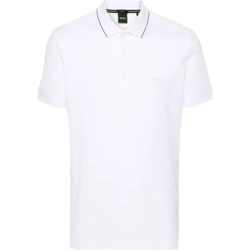 Polo Shirt with Stripe Detailing , male, Sizes: 2XL, M - Hugo Boss - Modalova