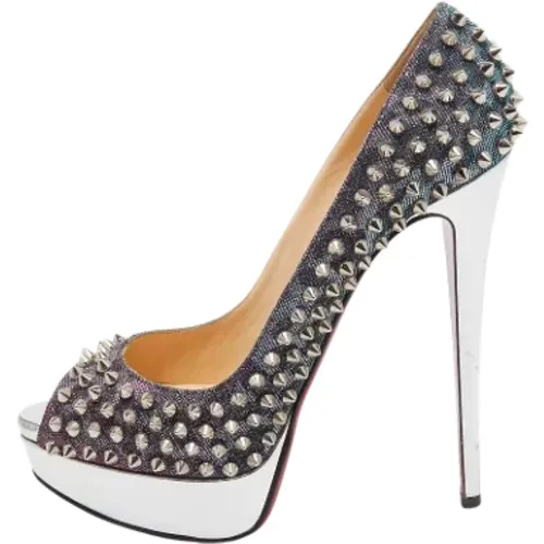 Pre-owned Stoff heels , Damen, Größe: 40 1/2 EU - Christian Louboutin Pre-owned - Modalova