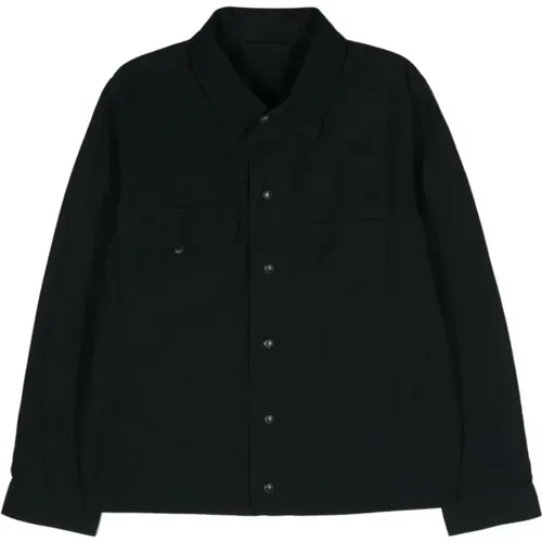 Classic Navy Blue Cotton Coat , male, Sizes: L, M, XL - Filson - Modalova