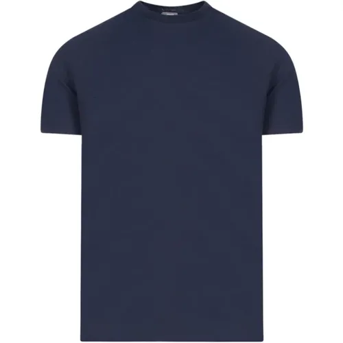 T-Shirt , male, Sizes: L, M, 4XL, S - Zanone - Modalova