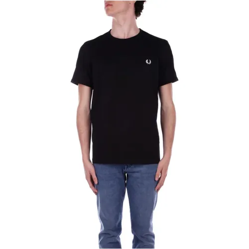 T-Shirts , Herren, Größe: L - Fred Perry - Modalova