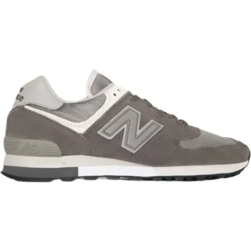 Graue Flache Schuhe 576 Sneakers , Herren, Größe: 40 1/2 EU - New Balance - Modalova