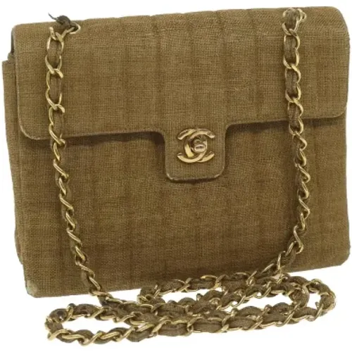 Pre-owned Canvas chanel-bags , female, Sizes: ONE SIZE - Chanel Vintage - Modalova