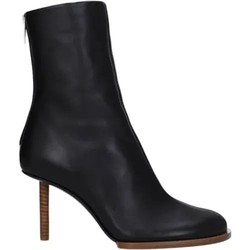 Chic Leather Boot , female, Sizes: 4 UK, 3 UK - Jacquemus - Modalova