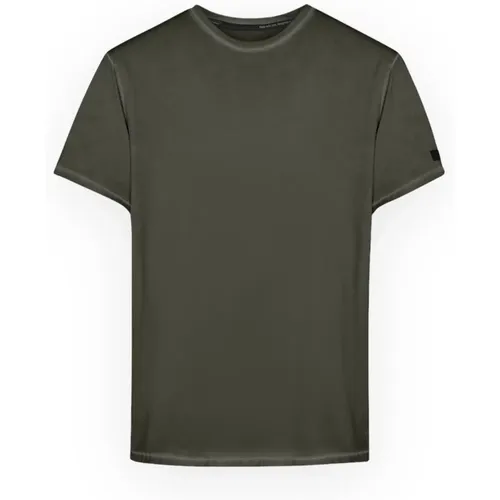 Stylish Techno Wash T-Shirt for Men , male, Sizes: M - RRD - Modalova