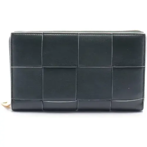 Pre-owned Leather wallets , female, Sizes: ONE SIZE - Bottega Veneta Vintage - Modalova