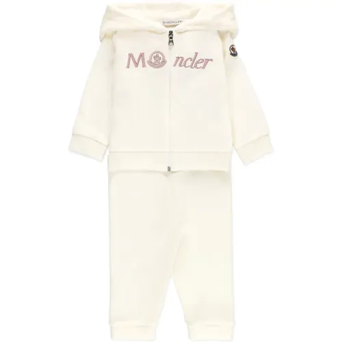 Baby Mädchen Overall Kapuze Logo Patch - Moncler - Modalova