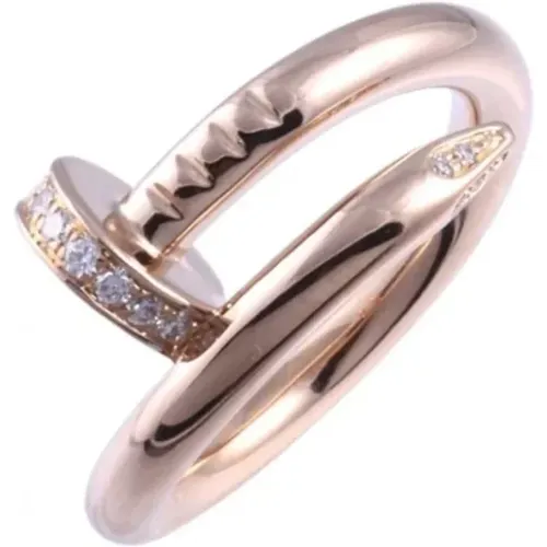 Pre-owned Rose Gold rings , female, Sizes: ONE SIZE - Cartier Vintage - Modalova