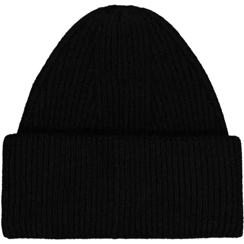 Kaschmir Rippstrick Beanie Mütze - Laneus - Modalova