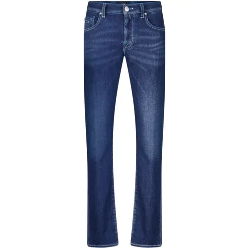 Zip Slim Fit Denim Jeans , Herren, Größe: W34 - Tramarossa - Modalova