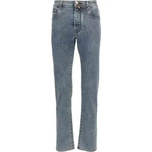 Bard Blended Cotton Jeans , male, Sizes: W34, W36, W33 - Jacob Cohën - Modalova