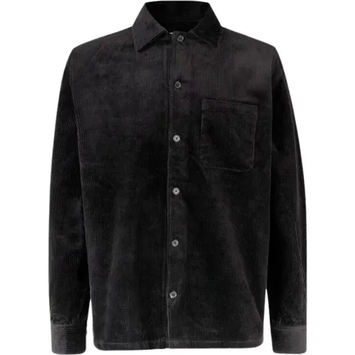 Loose Fit Corduroy Overshirt with Chest Pocket , male, Sizes: S - Samsøe Samsøe - Modalova