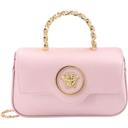 Handbag with Flap Closure , female, Sizes: ONE SIZE - Versace - Modalova