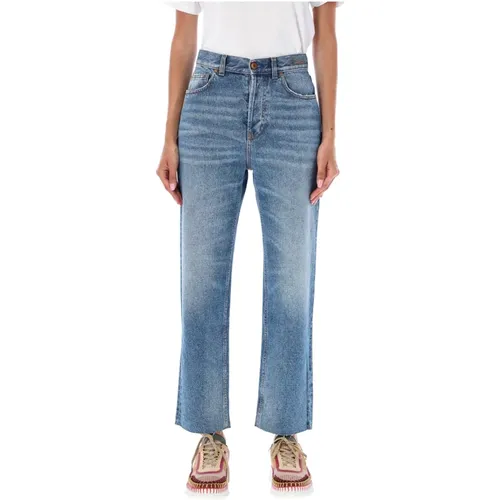 Raw Cut Denim Jeans , female, Sizes: W28 - Chloé - Modalova