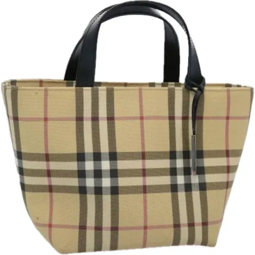 Pre-owned Coated canvas handbags , female, Sizes: ONE SIZE - Burberry Vintage - Modalova