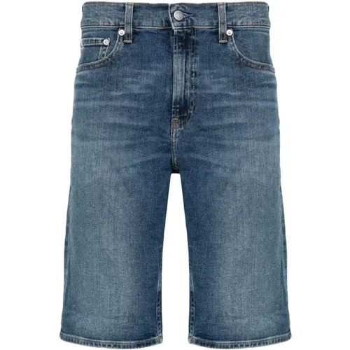 Denim Shorts , male, Sizes: W31, W30, W34, W36 - Calvin Klein Jeans - Modalova