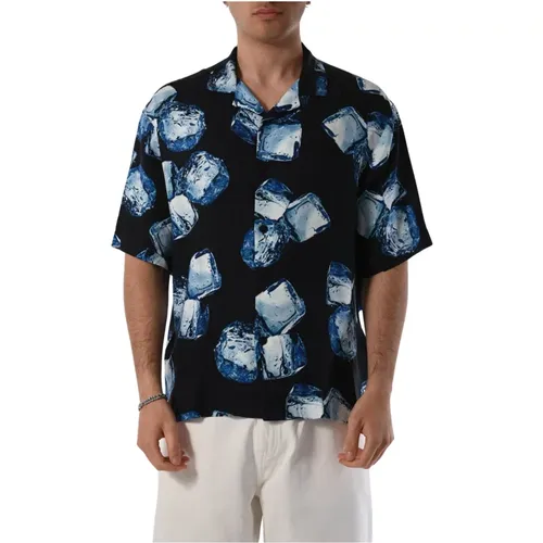 Patterned Viscose Shirt , male, Sizes: S, 2XL, M, XL, L - Edwin - Modalova