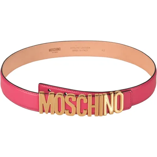 Fashionable Belt Collection , female, Sizes: XL, S, M - Moschino - Modalova