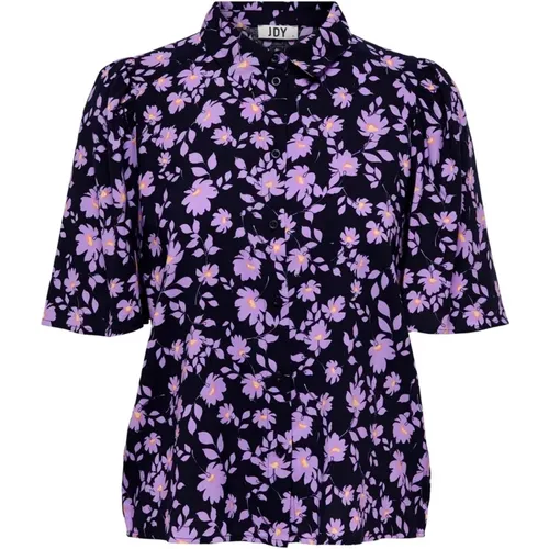 Floral Classic Shirt for Women , female, Sizes: XS, S - Jacqueline de Yong - Modalova