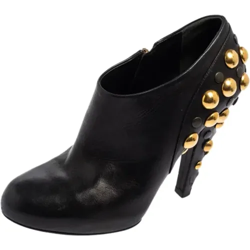 Pre-owned Leder boots , Damen, Größe: 38 EU - Gucci Vintage - Modalova