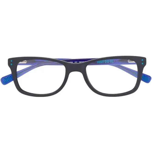Schwarze opche Brille für den täglichen Gebrauch , unisex, Größe: 46 MM - Nike - Modalova