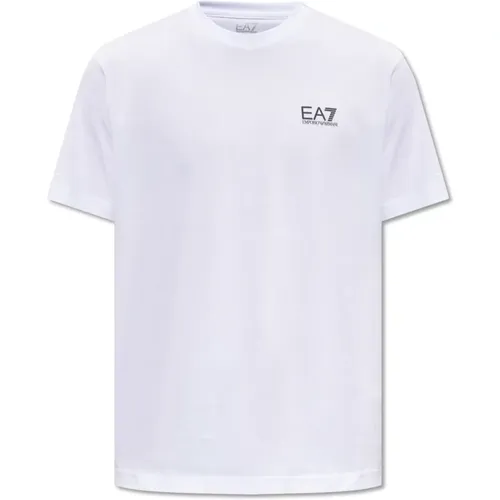 T-Shirt mit Logo , Herren, Größe: 3XL - Emporio Armani EA7 - Modalova