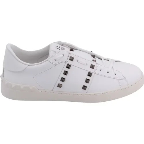 Leather Sneakers Lace-up Rubber Sole , male, Sizes: 5 1/2 UK - Valentino Garavani - Modalova