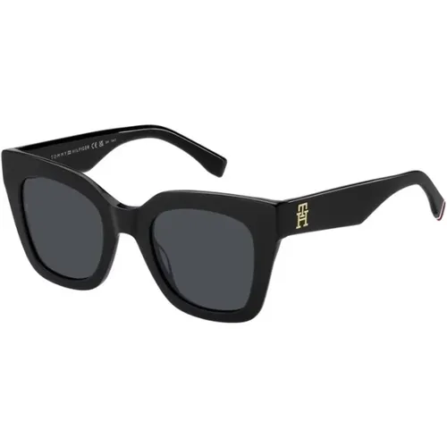 Grey Lens Stylish Sunglasses , unisex, Sizes: 50 MM - Tommy Hilfiger - Modalova