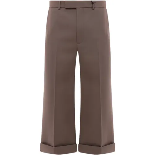 Cropped Trousers , male, Sizes: L - Gucci - Modalova