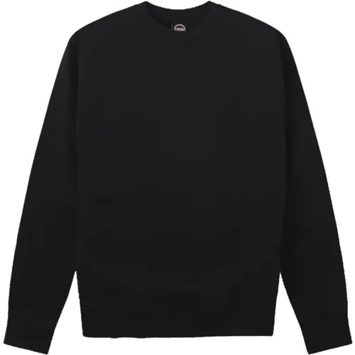 Herren Rundhals-Sweatshirt Schwarz , Herren, Größe: L - Colmar - Modalova