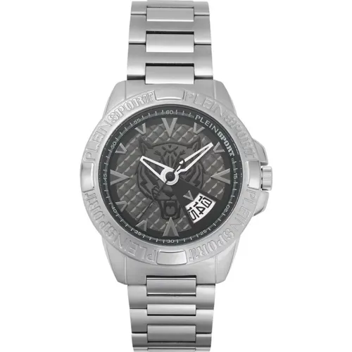 Touchdown Stainless Steel Watch , male, Sizes: ONE SIZE - Plein Sport - Modalova