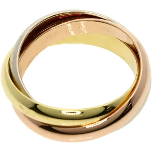 Pre-owned Rose Gold rings , female, Sizes: ONE SIZE - Cartier Vintage - Modalova