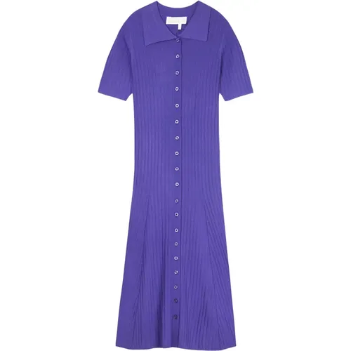 Ella Gestricktes Midi-Kleid , Damen, Größe: 2XS - Remain Birger Christensen - Modalova