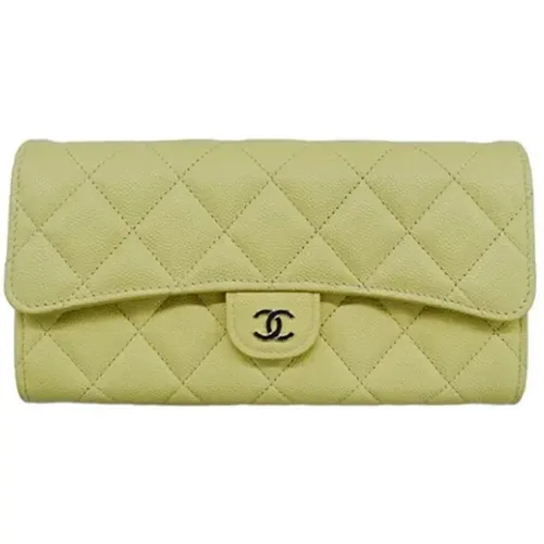 Pre-owned Leather wallets , female, Sizes: ONE SIZE - Chanel Vintage - Modalova