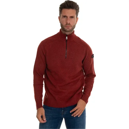 Braille01 Half Zip Pullover, Mélange-Effekt - Peuterey - Modalova