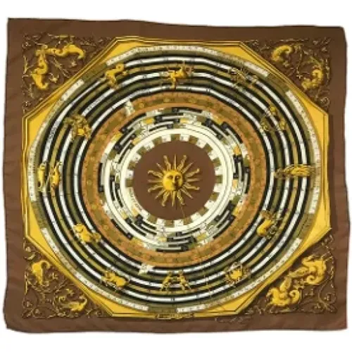 Pre-owned Silk scarves , female, Sizes: ONE SIZE - Hermès Vintage - Modalova