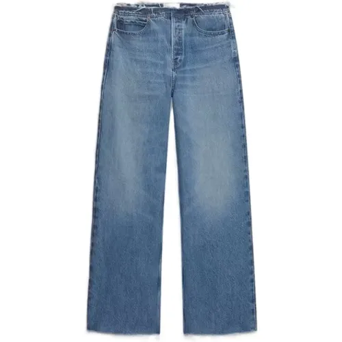 Weite Bein Jeans , Damen, Größe: W25 - Frame - Modalova