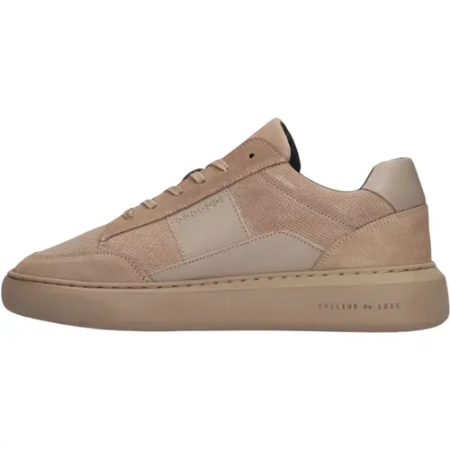 Taupe Nubuck Low Top Sneakers , Herren, Größe: 48 EU - Cycleur de Luxe - Modalova