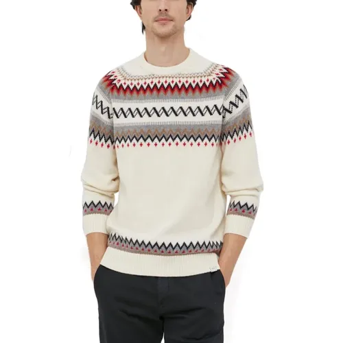 Norwegian Crewneck Sweater , male, Sizes: S, XL, M, L - Liu Jo - Modalova