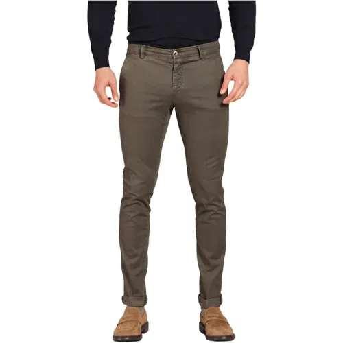 Extra Slim Fit Chino Hose , Herren, Größe: L - Mason's - Modalova