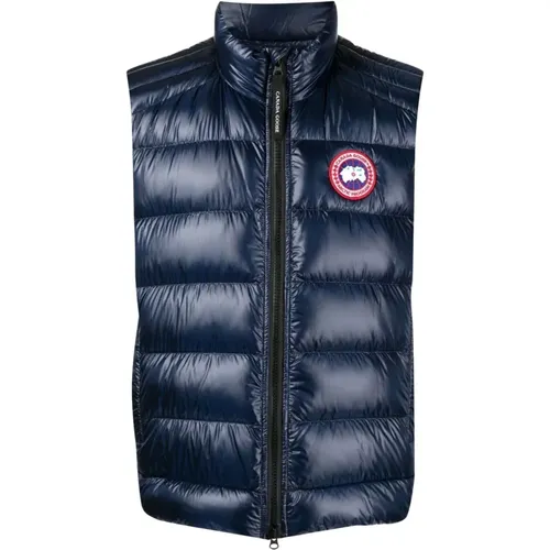 Stylish Men's Vest for Winter , male, Sizes: L, M - Canada Goose - Modalova