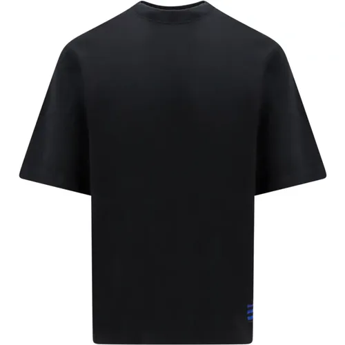 Crew-neck T-Shirt with EKD Patch , male, Sizes: S - Burberry - Modalova