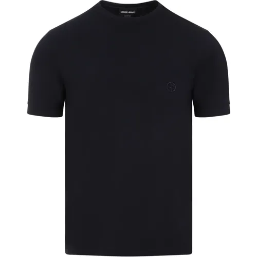 Navy Ubsg T-Shirt - Giorgio Armani - Modalova