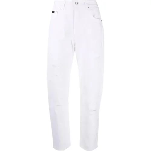 Slim Fit Jeans , Damen, Größe: XS - Dolce & Gabbana - Modalova